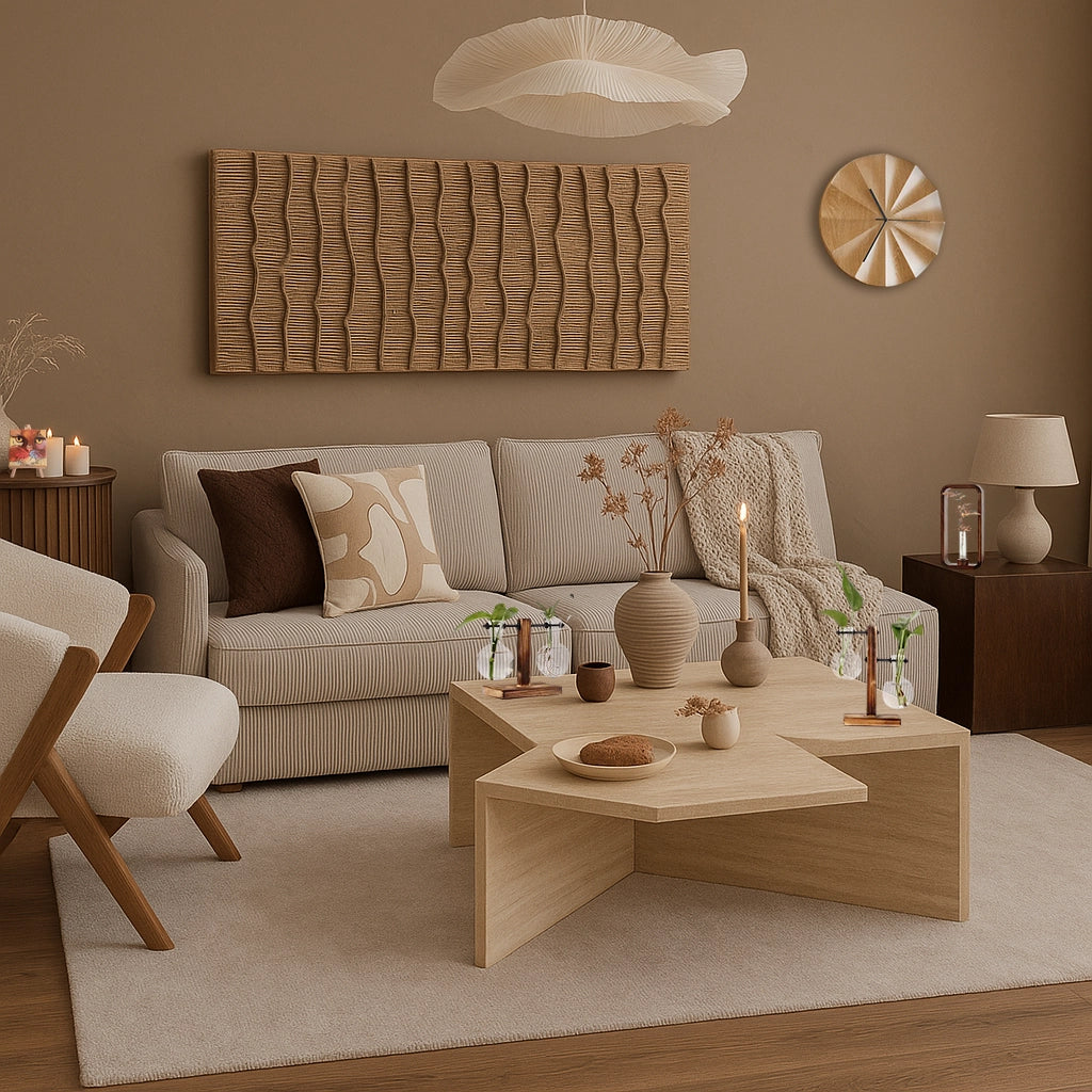 🌱 Glass &amp; wood plant station – Decorative support for cuttings and dried flowers