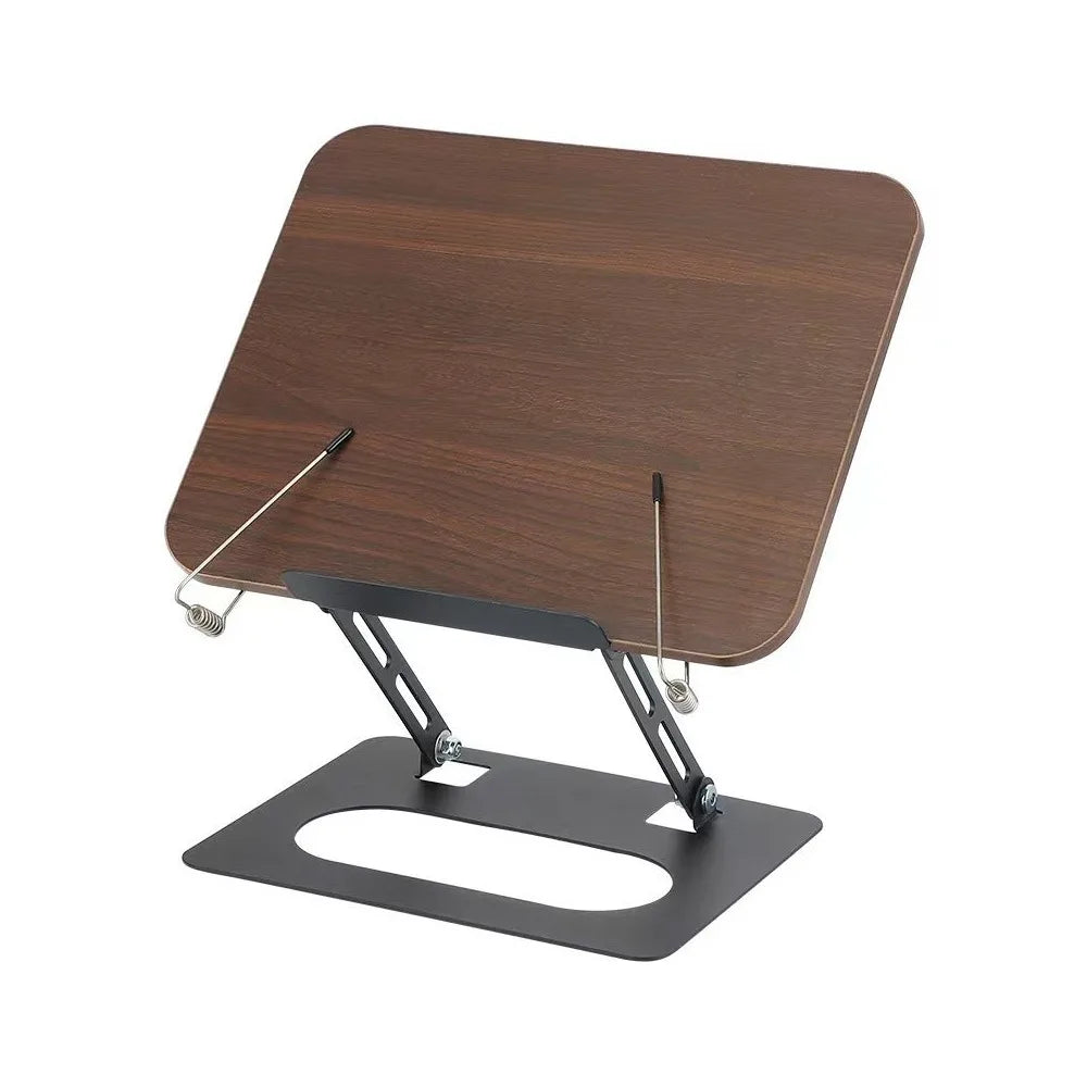 Support de lecture en bois rotatif – Confort ergonomique & design