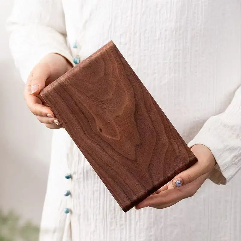 🍵 Walnut Wood Tray – For tea, gesture, or presentation