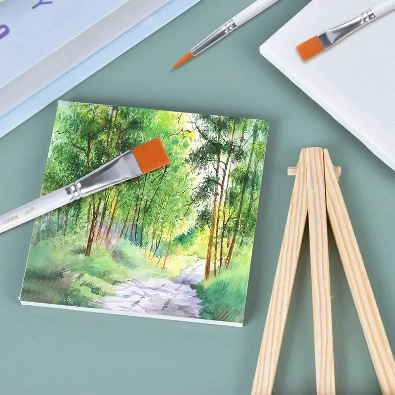🎨 Mini wooden easels &amp; small canvases – For painting, giving as a gift or marveling