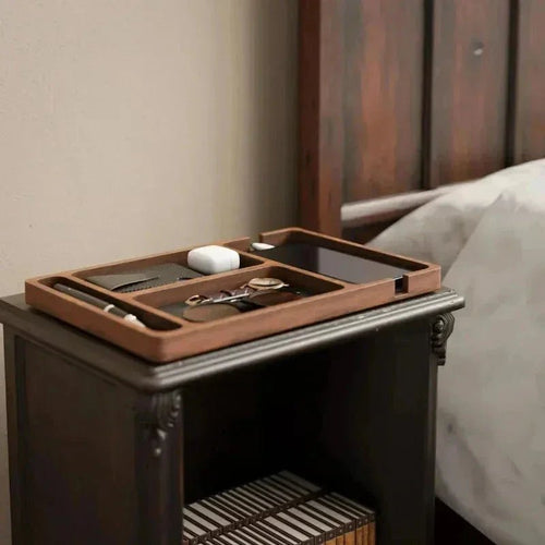 ▤ Organiseur de table en bois – Élégance naturelle et fonction pratique - Mylittlestudio