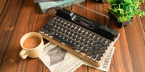 ⌨️ Clavier mécanique rétro – Tactilité vintage & performance moderne