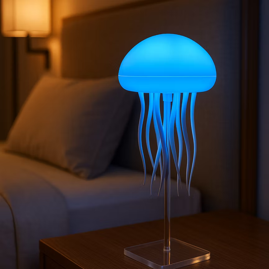 🍄 RGB LED Jellyfish Lamp – Organic Design &amp; Atmospheric Light