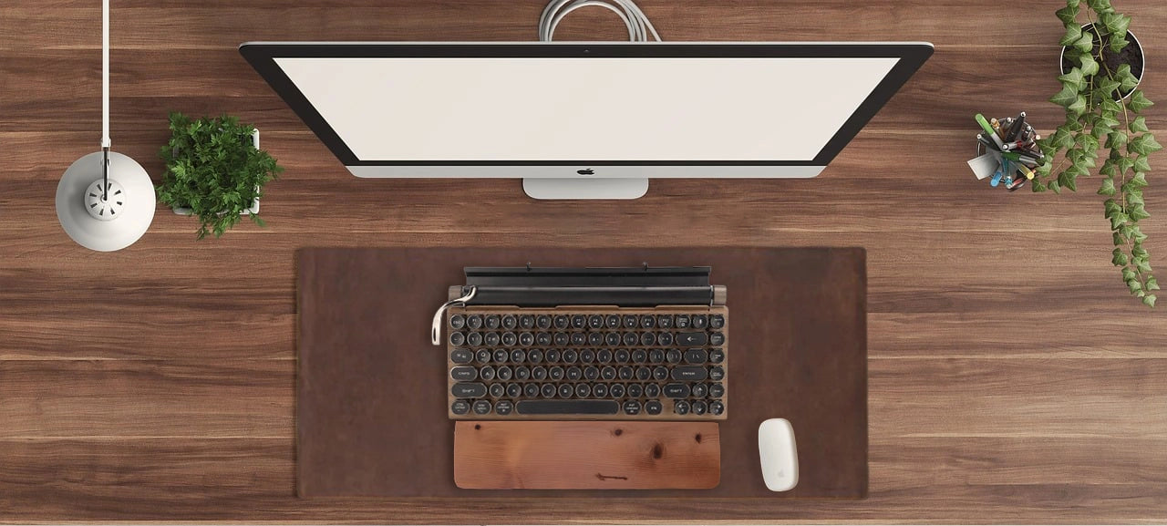 ⌨️ Clavier mécanique rétro – Tactilité vintage & performance moderne