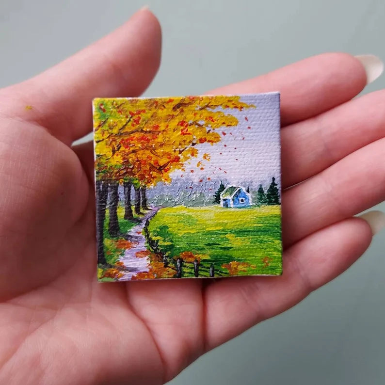 🎨 Mini wooden easels &amp; small canvases – For painting, giving as a gift or marveling