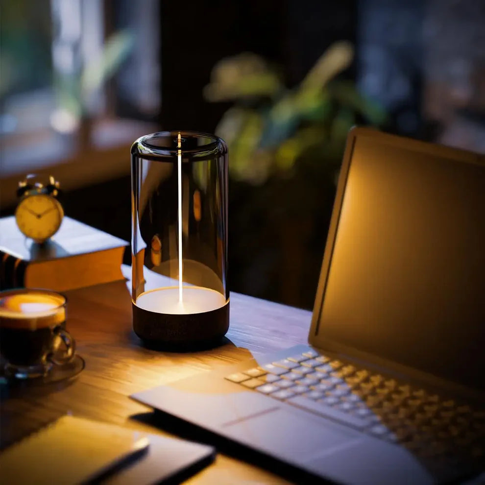 🧲 Wireless LED Bedside Lamp – Flexible Magnetic Filament &amp; Warm Atmosphere