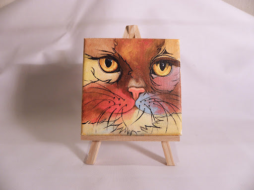 🎨 Mini wooden easels &amp; small canvases – For painting, giving as a gift or marveling